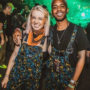 Dirtybird "Ghost Camo" Festival Overalls, Dirtybird Records - Size S